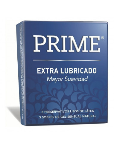 Prime preservativo extra lubricado...
