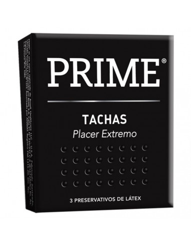 Prime preservativo tachas pack x 3...