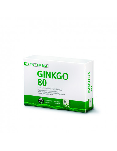 Natufarma Ginkgo 80 x 30 comprimidos