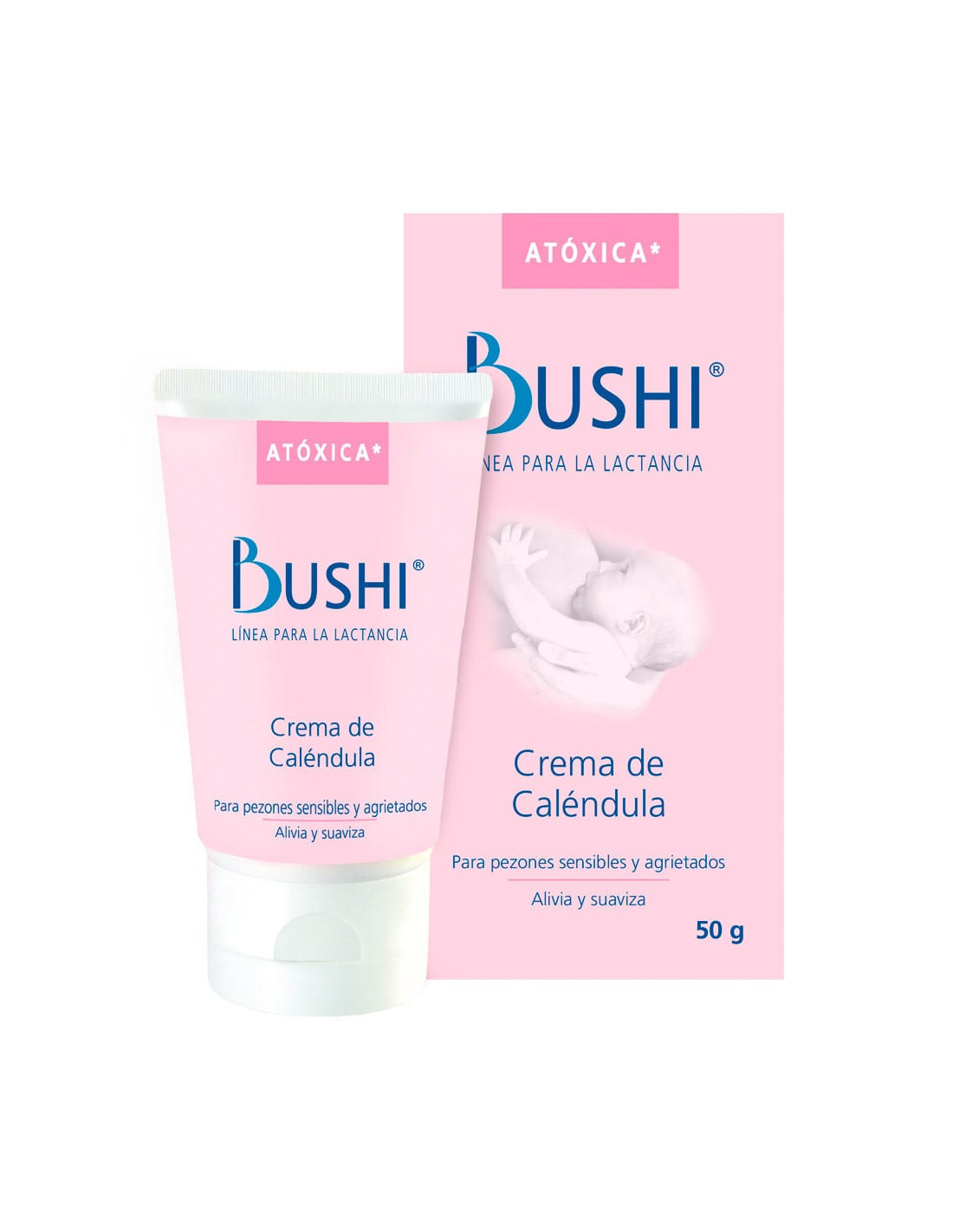 Bushi ® Línea Para La Lactancia Crema De Caléndula - Pomo de 50 g