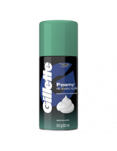 Gillette Foamy Menthol 312 Gr espuma...