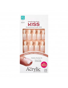 KISS Glue-On Natural uñas...