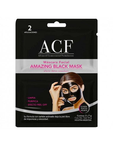 ACF AMAZING BLACK MASK máscara peel...