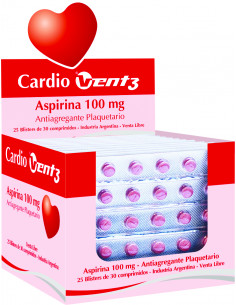 Aspirina Cardio display x...