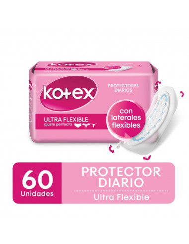 Kotex Flexible 60 Protectores Diarios