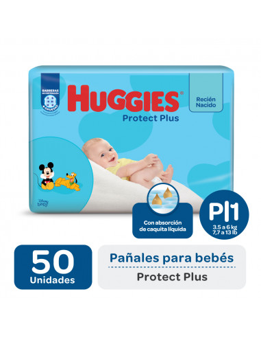 Huggies Protect Plus P 50 Pañales