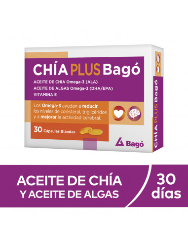 Bago Chia Plus X 30 Capsulas Blandas