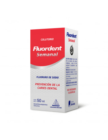 Fluordent Semanal Colutorio X 50 Ml