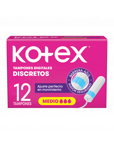 Kotex Medio Tampones Digitales con...