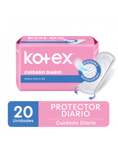 KOTEX CUIDADO DIARIO X 20 PROTECTORES