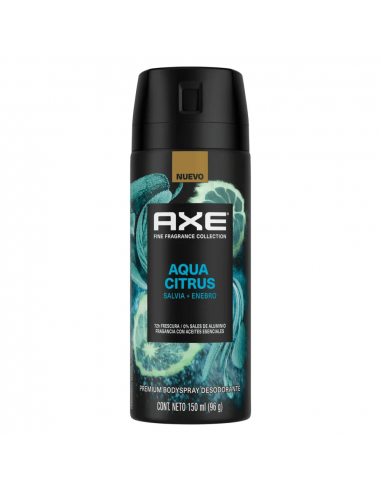 AXE  DESODORANTE AQUA CITRUS AEROSOL...