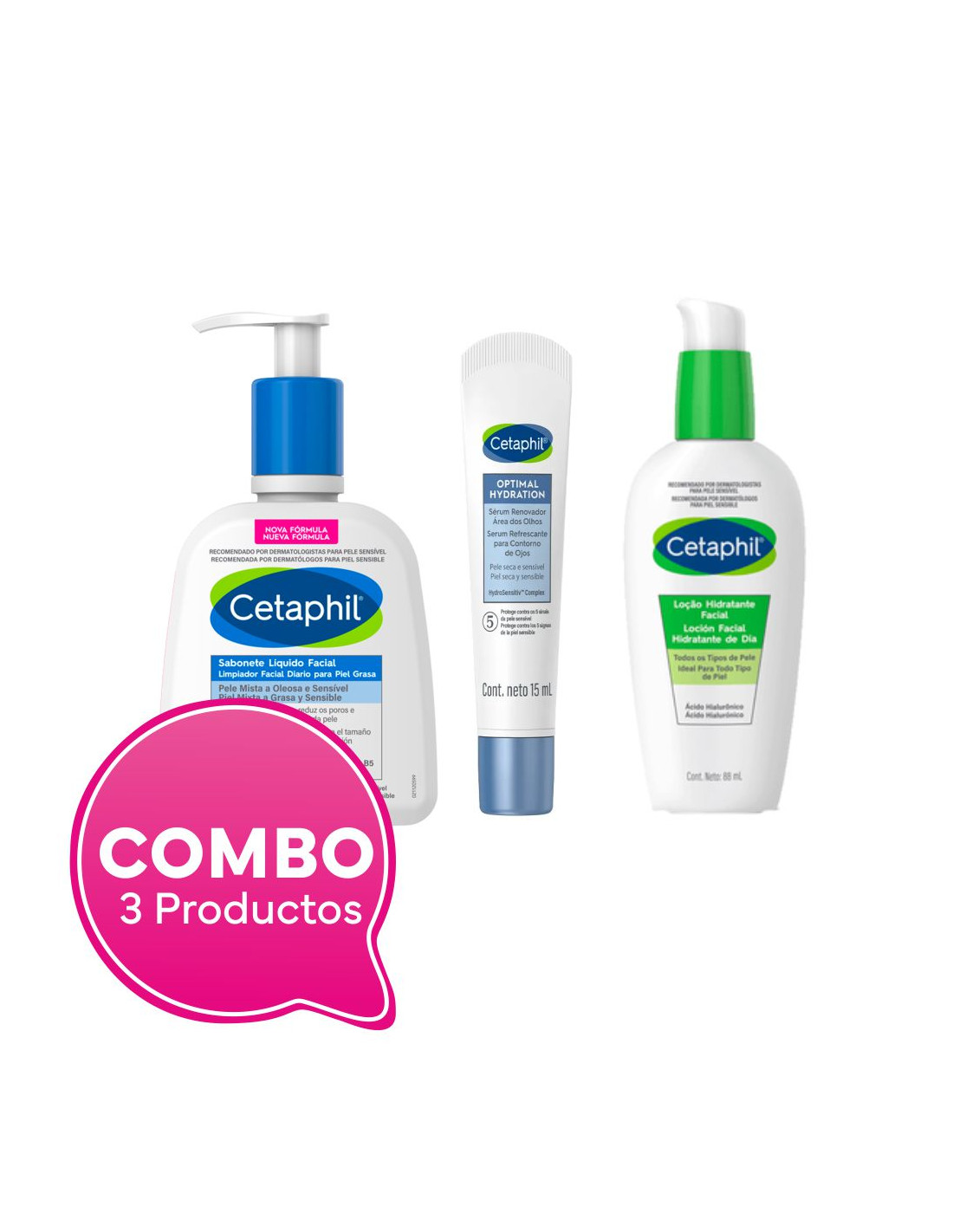 Cetaphil Kit de Cuidado Diario para Piel norma a mixta en Farmacias Lider