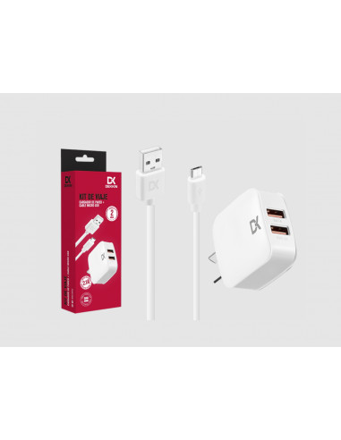 DEKKIN KIT CARGADOR DE PARED + CABLE...