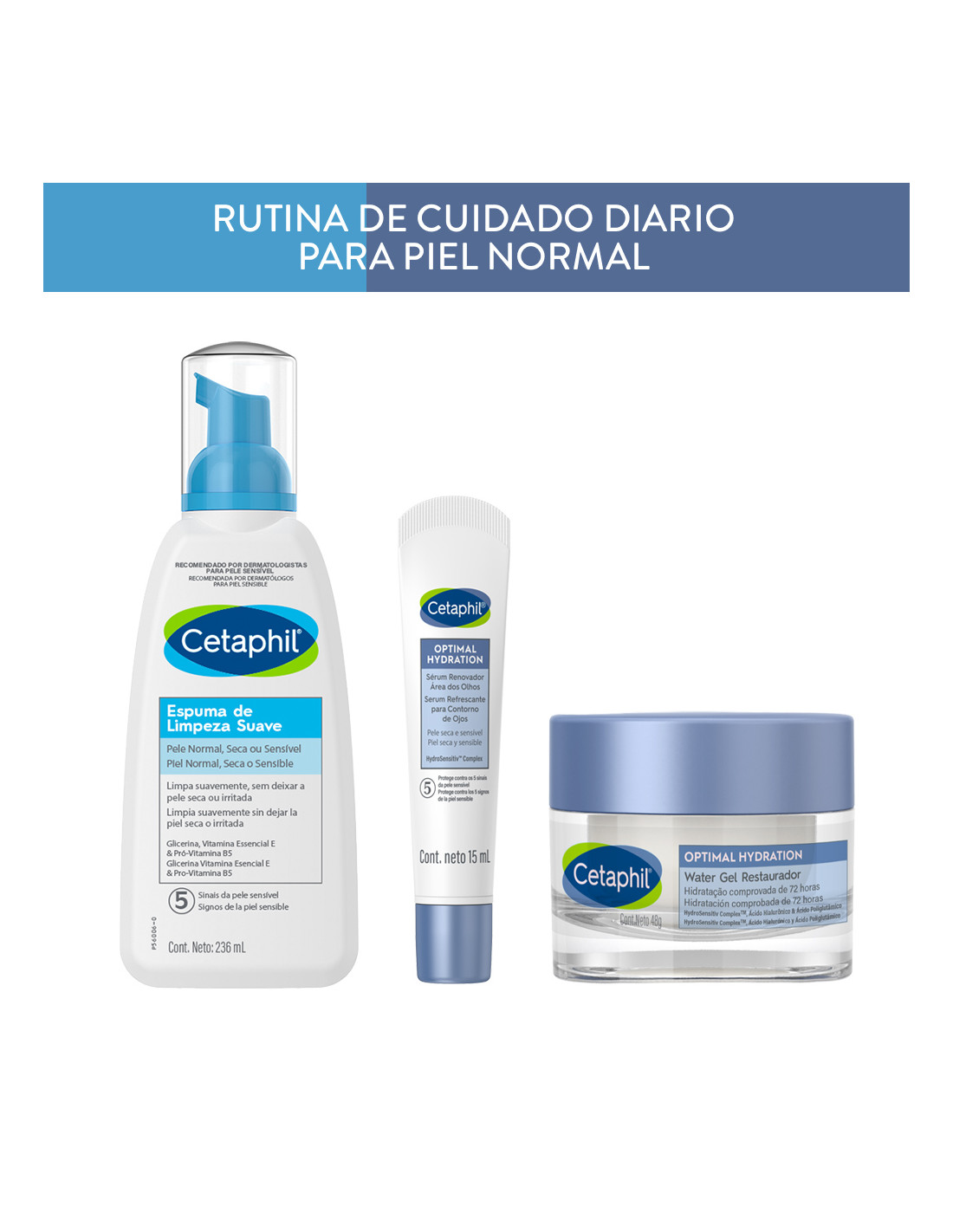 Cetaphil Kit de Cuidado Diario para Piel normal en Farmacias Lider