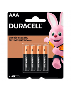 PILA DURACELL AAA X 4 unidades