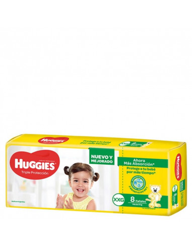 HUGGIES PAÑAL CLASSIC XXG X 8 unidades