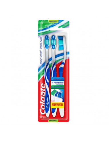 Colgate Triple Accion Medio 3 x 2...