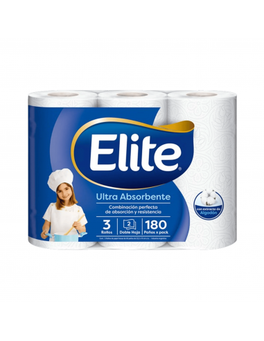 Elite Cocina Flores 60 Pañoelos  X 3...