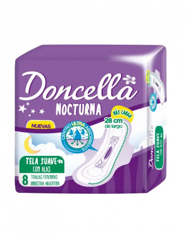 Doncella Pocket Toallitas Nocturnas...