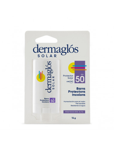 DERMAGLOS  Barra protectora FPS50 x 14 G