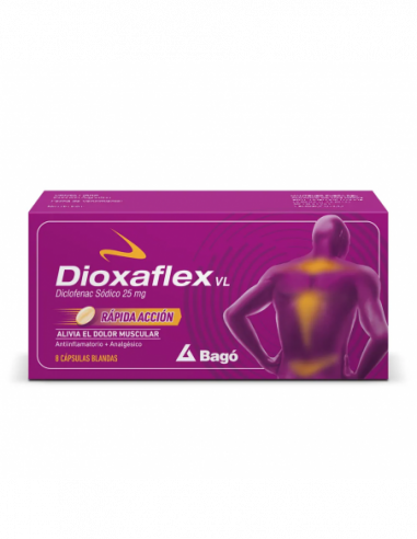 Dioxaflex Vl 25 Mg X 8 Capsulas Blandas