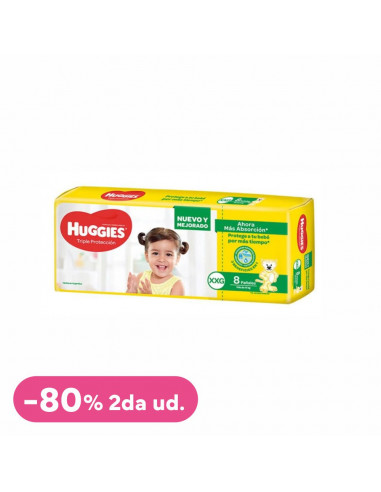 HUGGIES PAÑAL CLASSIC XXG X 8 unidades