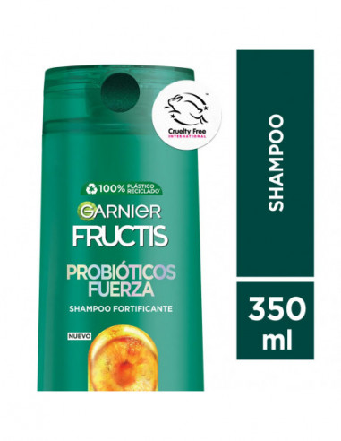 Shampoo Fructis Probióticos Fuerza 350ml