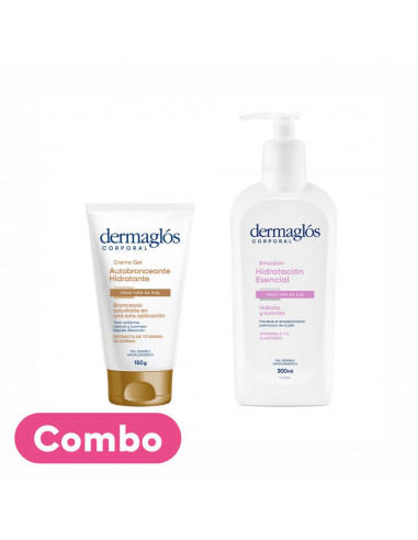Dermaglos Combo (Autobronceante +...