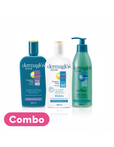 Combo Protector Solar Dermaglós...