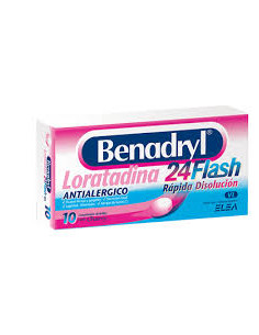 Benadryl 24 flash x 10...