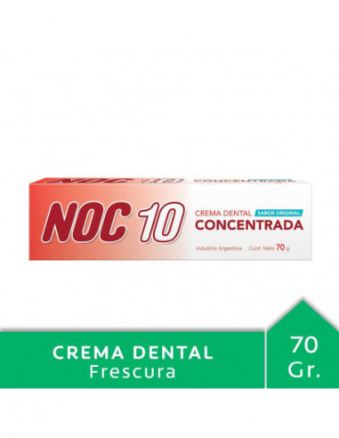 Noc 10 Crema Dental Concentrada 70g