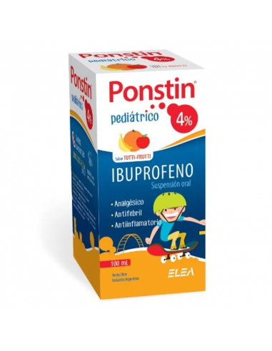 Ponstin Pediatrico Suspension 4%...