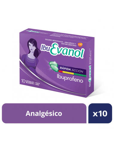 Ibu Evanol Rapida Accion x 10...