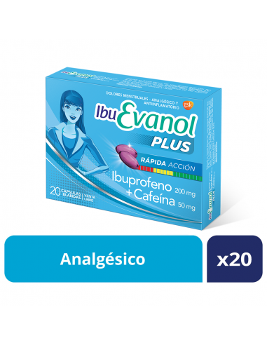 Ibu Evanol Plus Rapida Accion x 20...