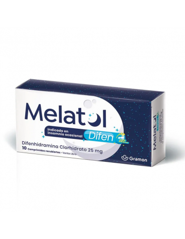 Melatol Difen 25mg x 10 Comprimidos...