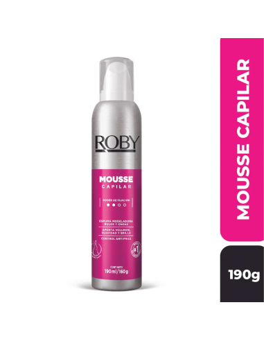 Roby Espuma Modeladora Mousse x 190 ml Roby Espuma Modeladora Mousse x 190 ml