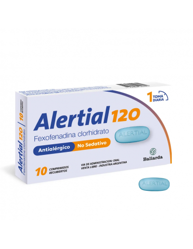 Alertial 120 mg x 10 Comprimidos...