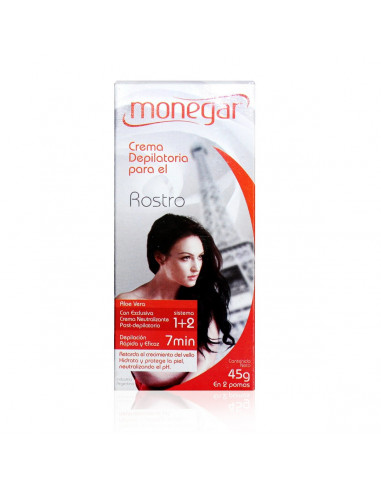 Monegar Crema Depilatoria para Rostro...