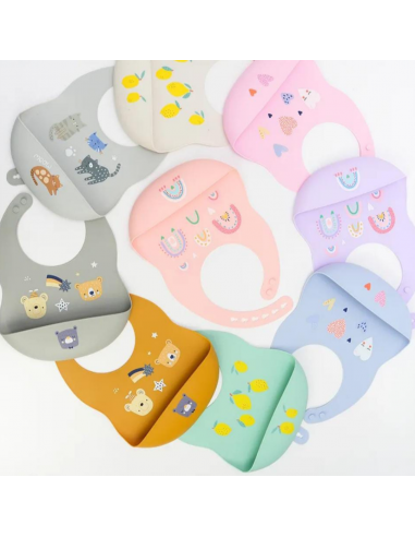 Me Muero Mueta Babero Silicona Estampado