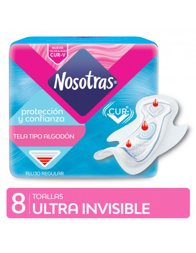 Nosotras Toalla Ultrainvisible Tela... Nosotras Toalla Ultrainvisible Tela...