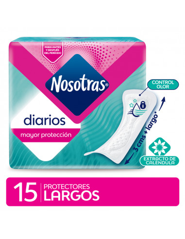 Nosotras Protectores Largos x 15... Nosotras Protectores Largos x 15...
